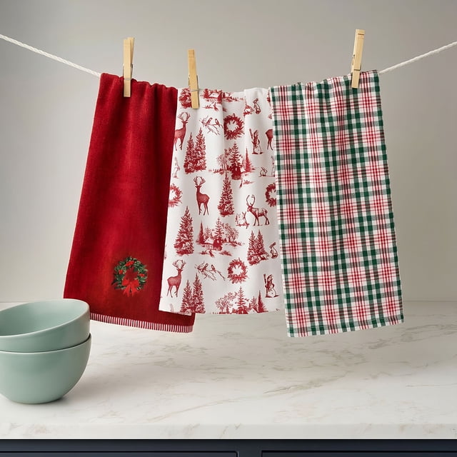 Member's Mark Holiday Kitchen Towel Set, 6-Pack