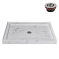 thumbnail image 1 of Streamline 48 in. x 36 in. Alcove Acrylic Shower Base With Center Drain, Drain Included Assorted Colors, 1 of 14
