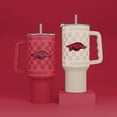 thumbnail image 2 of Logo Brands Arkansas Razorbacks 40 oz. Stainless Steel Tumbler Set, 2 of 6