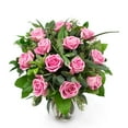 thumbnail image 1 of Member's Mark Roses and Greenery Vase Arrangement, choose color and stem count, 1 of 4