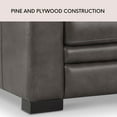 thumbnail image 3 of Emery Top-Grain Leather Sofa and Loveseat, Assorted Colors, 3 of 8