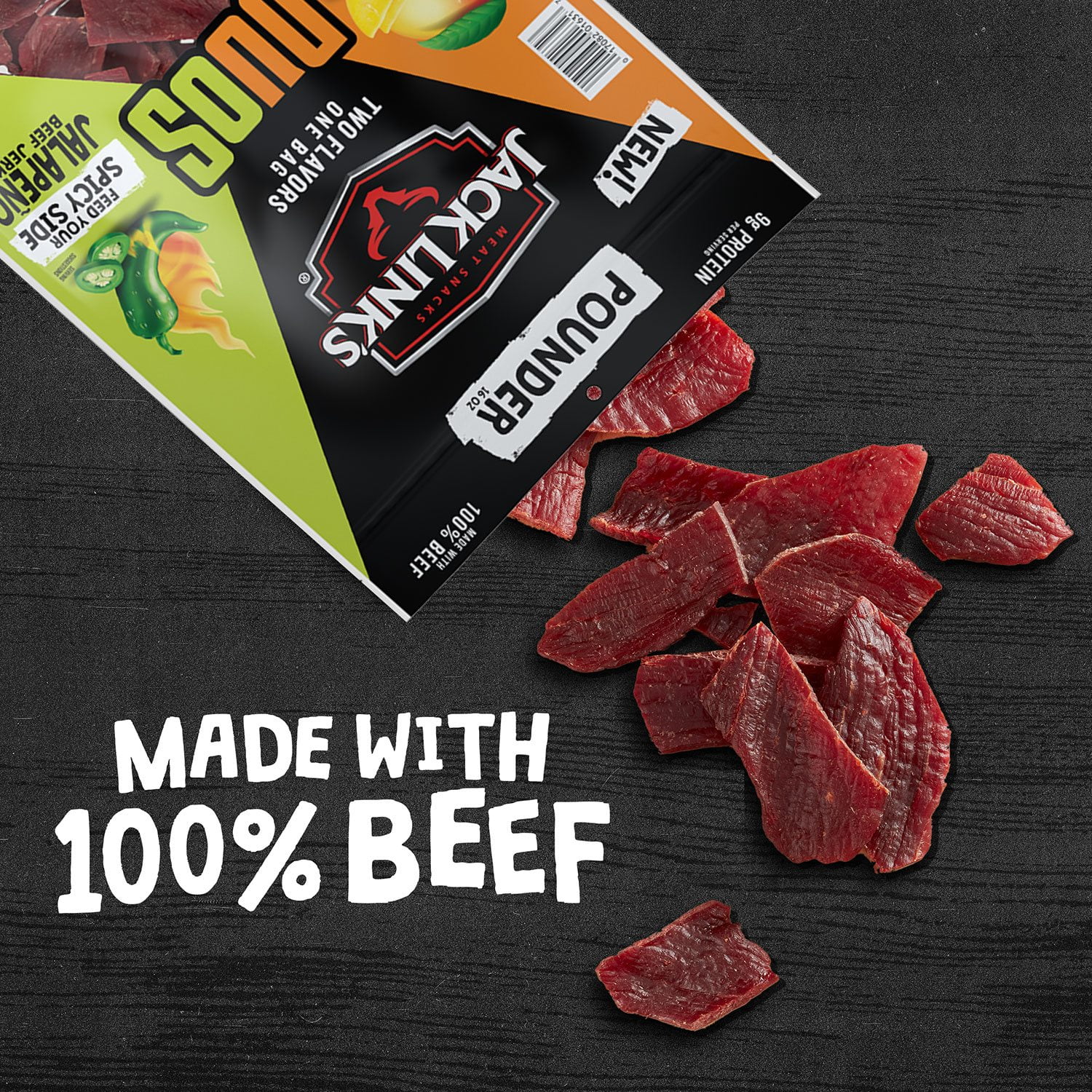 Jack Link's Duos Jalapeno and Mango Beef Jerky, 16 oz. - Samsclub.com
