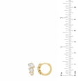 thumbnail image 4 of Lab Created Oval Diamond 0.96 CT. T.W Earrings in 14K Gold, 4 of 7