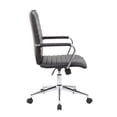 thumbnail image 4 of BOSS Office Contemporary Ribbed Style Mid-Back Arm Task Chair, 4 of 8