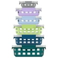 thumbnail image 2 of Ello DuraGlass 12-piece Glass Food Storage Set, Artic Berry, 2 of 4