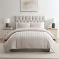 thumbnail image 1 of VCNY Home Herringbone 3-Piece Microfiber Comforter Set, Assorted Sizes, 1 of 5