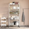 thumbnail image 9 of Seville Classics 5-Tier Steel Wire Shelving, 36” W x 14” D x 75.5” H, 9 of 10