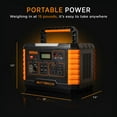 thumbnail image 3 of 500 Watt Wattbricks Energy Inc. MP500 Portable Power Station 500W Solar Generator, 3 of 6