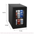 thumbnail image 3 of Frigidaire 0.6 cu. ft. Glass Door Compact Beverage Refrigerator, 3 of 10