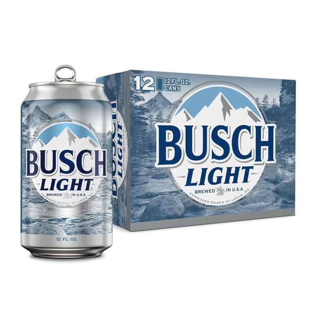 Busch Light American Lager Beer, 12 fl. oz. can, 12 pk.
