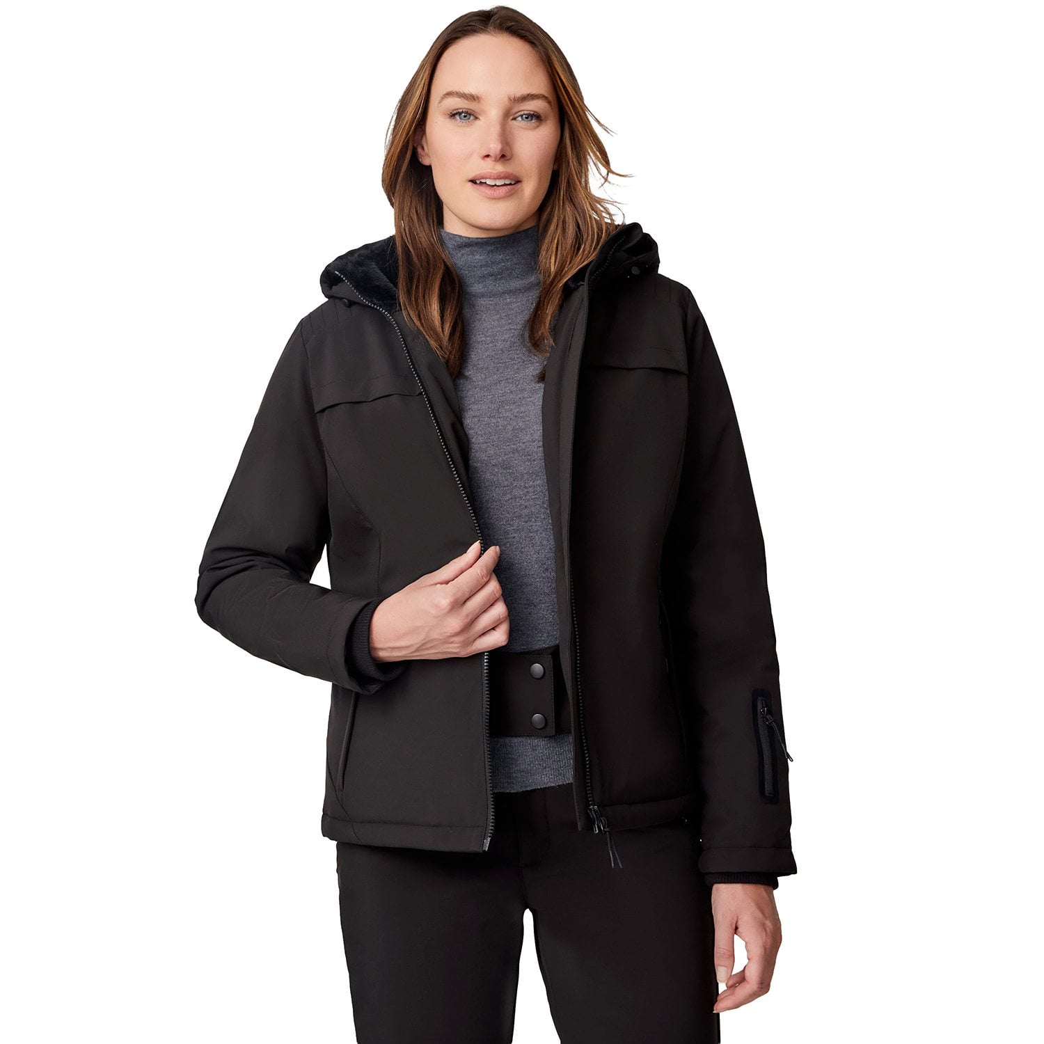 FREE COUNTRY ウィンタージャケット スノーウェア スキー XL 黒 ac6e950c-8133-4098-895f-