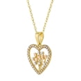 thumbnail image 2 of Tri-Color Heart Pendant With Tree Of Life Design in 14K Gold, 2 of 6