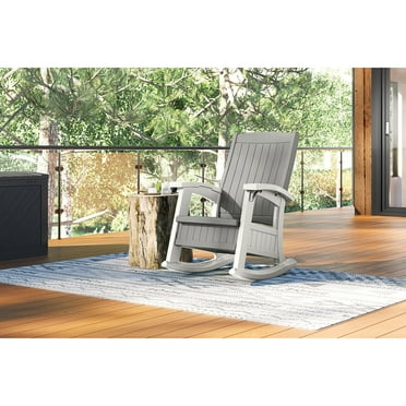 Suncast Rocking Chair with Under-Seat Storage