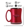 thumbnail image 3 of Logo Brands Arkansas Razorbacks 14oz Relief Mug Set, 3 of 5