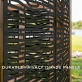 thumbnail image 4 of Backyard Discovery Verona Cedar Cabana Pergola  Light Brown, 4 of 10