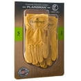 thumbnail image 1 of Plainsman Tan Leather Gloves, 2 Pairs, 1 of 2