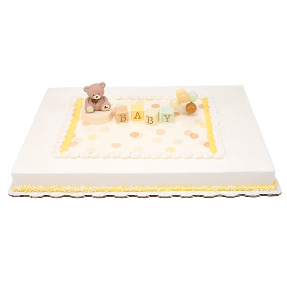 Bear Blocks Full Sheet Cake