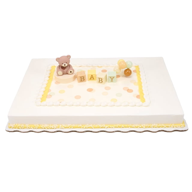 Bear Blocks Full Sheet Cake