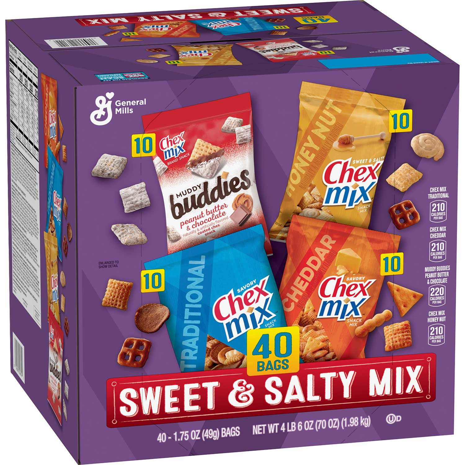 Chex Mix Sweet & Salty 1.75 oz., 40 pk. - Samsclub.com