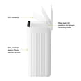 thumbnail image 5 of EKO Fluted Resin Slim Motion Sensor Trash Can 2.6 Gallon, 5 of 11