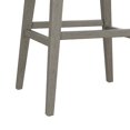 thumbnail image 17 of HH2 Home Upholstered Tapered Back Wood Adjustable Height Swivel Bar Stool, 17 of 19