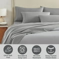 thumbnail image 10 of London Fog 6-Piece Ultra-Soft Microfiber Sheet Set, Assorted Sizes, 10 of 11