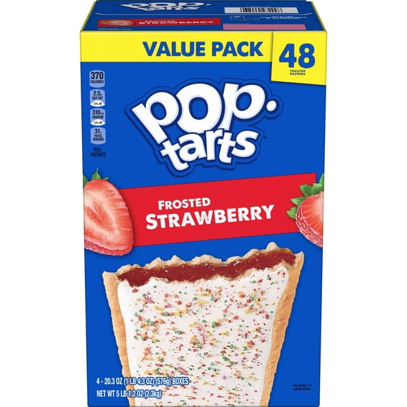 Pop-Tarts Frosted Strawberry, 48 ct.