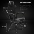 thumbnail image 3 of RESPAWN 210 Mesh Back Racing Style Gaming Chair, Assorted Colors, 3 of 9