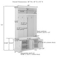 thumbnail image 5 of Crosley Furniture Holbrook Hall Tree, Assorted Colors, 5 of 13