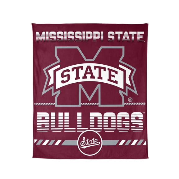 Logo Brands Mississippi State Bulldogs 60"x70" Super Plush Blanket