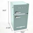 thumbnail image 3 of Frigidaire Retro 3.2 cu. ft. Two-Door Refrigerator With Built-In Bottle Opener, Choose Color, 3 of 13