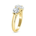 thumbnail image 3 of 0.96 CT. T.W. Round Cut 3-Stone Diamond Ring in 14K Gold, 3 of 7