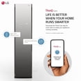 thumbnail image 8 of LG Styler Wi-Fi Enabled Steam Closet, TrueSteam, 3 Exclusive Moving Hangers, 8 of 17