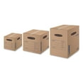 thumbnail image 5 of Bankers Box SmoothMove Basic Moving Boxes, Regular Slotted Container (RSC), Small, 12" x 16" x 12", Brown/Blue, 25/Bundle, 5 of 5