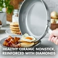 thumbnail image 2 of Greenpan 12-Piece Chatham Stainless Steel Ceramic Nonstick Cookware Set, PFAS Free, 2 of 10