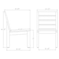 thumbnail image 7 of Member's Mark Newport Teak Dining Set with Sunbrella Fabric, 9pc, 7 of 9