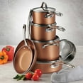 thumbnail image 2 of Tramontina 11-Piece Nonstick Cookware Set, Choose Color, 2 of 14