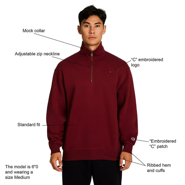 CHAMPRO CP14 ヒップガード Mサイズ Champion Men's Quarter-Zip Pullover - Samsclub.com