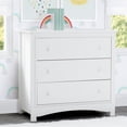 thumbnail image 3 of Delta Children Perry 3 Drawer Dresser with Changing Top and Interlocking Drawers, Choose Color, 3 of 14