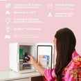 thumbnail image 5 of Cooluli Glow 10L Skincare Mini Fridge with LED Mirror – White, 5 of 6