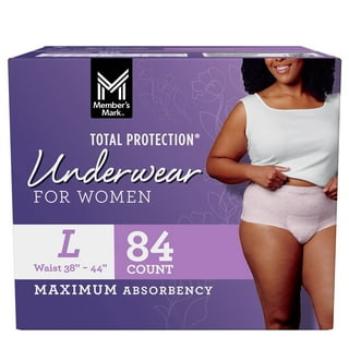 Member's Mark Total Protection Incontinence Underwear for Women, Choose Size