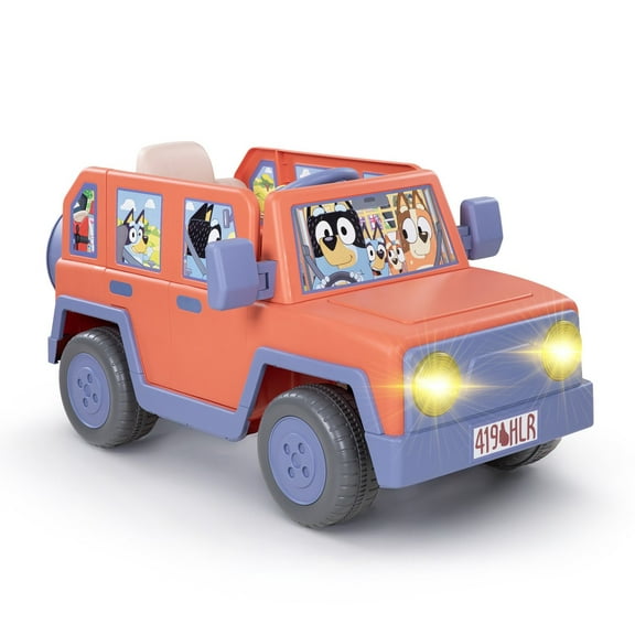 Bluey Heeler Family Vehicle 12-Volt Battery Powered Ride-On