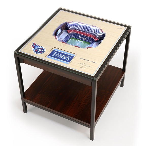 YouTheFan Tennessee Titans Lighted Stadium End Table