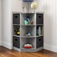 thumbnail image 2 of RiverRidge Kids Corner Playroom 6 Cubby Cabinet with 4 Folding Storage Bins, 2 of 7