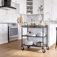 thumbnail image 7 of Member's Mark NSF 3-Tier Heavy-Duty Commercial Utility Cart, 34” L x 18” W x 34.5” H, 7 of 10
