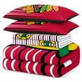 thumbnail image 2 of Logo Brands Chicago Blackhawks Bed-In-A-Bag Set, 2 of 5