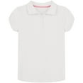thumbnail image 1 of Nautica Girls Uniform Short Sleeve Interlock Polo, 1 of 6