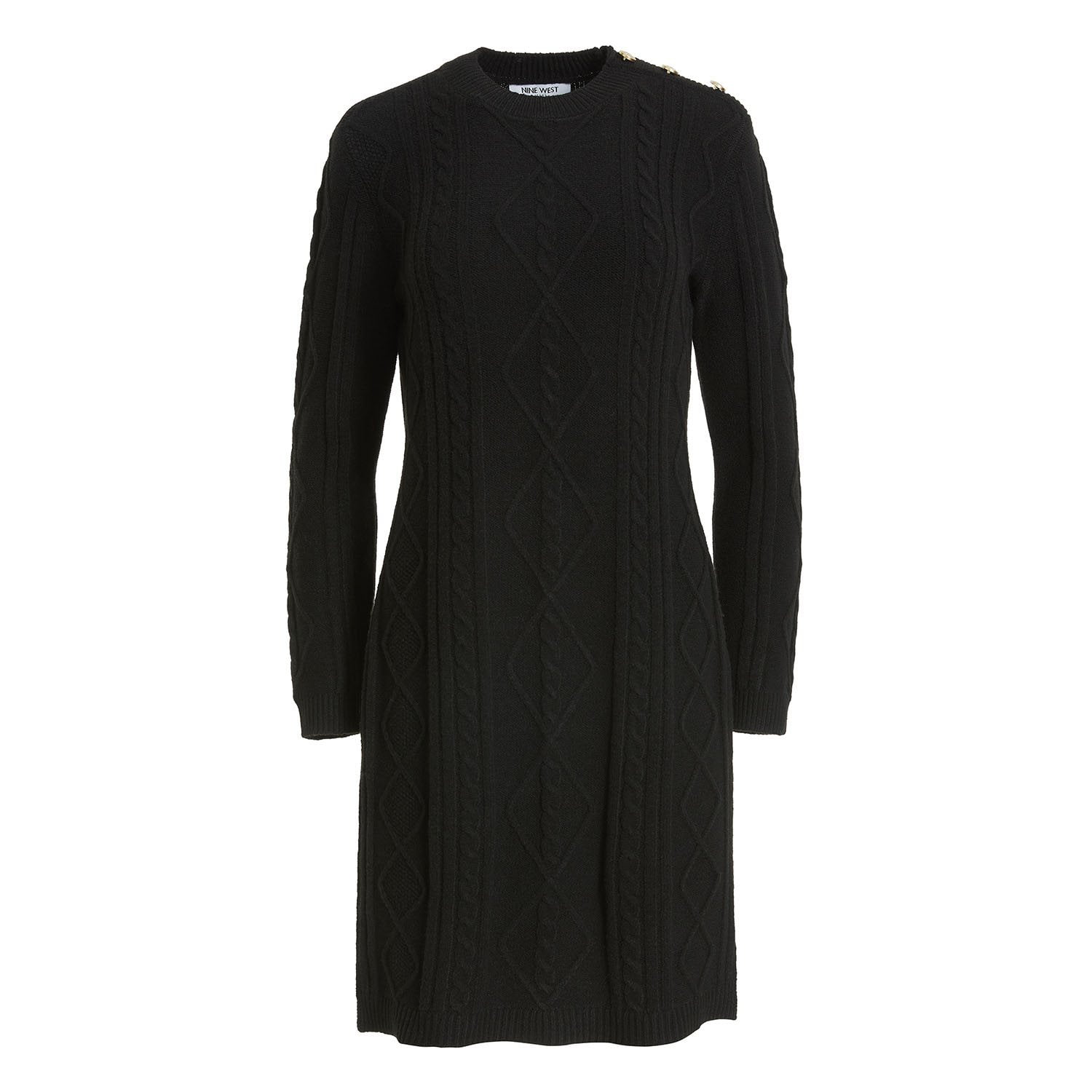 nine west black dresses Cross Over Halter Neck Midi Dress, Black – Jolie Moi Retail