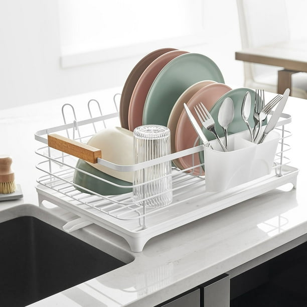 Member's Mark Modern Dish Rack With Utensil Caddy And Glassware