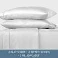 thumbnail image 4 of Aireolux 600 Thread Count 100% Cotton Sateen Wrinkle-Resistant Sheet Set, Assorted Sizes, 4 of 9